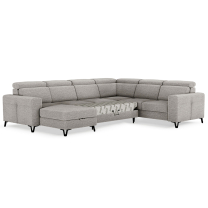 Sedací souprava ASPEN | 176x335x263 | rozkládací + 2x úložný prostor | VÝBĚR TKANIN