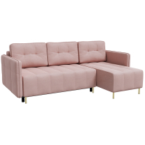 Sedací souprava DELLO | 223x146 | rozkládací + úložný prostor | VÝBĚR TKANIN a NOŽIČEK