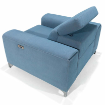 Relaxační křeslo GENOVA | 116 cm | elektrický rozklad | VÝBĚR TKANIN a NOŽIČEK