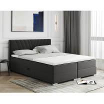 Kontinentální postel dvoulůžko BOXSPRING ERNI + topper v ceně | 160x200 | VÝBĚR TKANIN