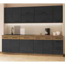 VIGO d | dolní skříňka 80D 2F s policí | 80 cm | lancelot/dark wood