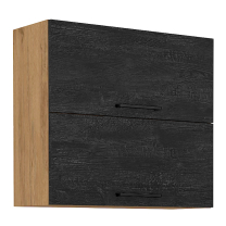 VIGO d | horní skříňka 80GU-72 2F výklopná | 80 cm | lancelot/dark wood