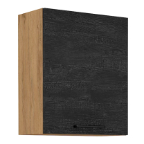 VIGO d | horní skříňka 60G-72 1F s policemi | 60 cm | lancelot/dark wood | UNI dvířka