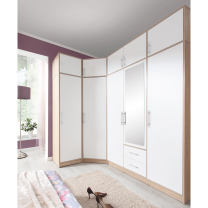SMART sb | noční stolek SR7 | 40 cm | sonoma/bílá