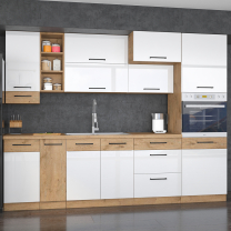 VIGO b | dolní skříňka 80ZL 2F na dřez | 80 cm | lancelot/bílá lesk
