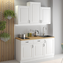 STILO bb | horní skříňka 60x60 GN-72 2F 90° rohová s 2 policemi | 60x60 cm | bílá mat