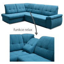 Sedací souprava GREY | 192x272 | levá | s funkcí RELAX | VÝBĚR TKANIN