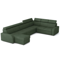 Sedací souprava OSLO U | 170x380x250 | rozkládací + 2x úložný prostor | VÝBĚR TKANIN