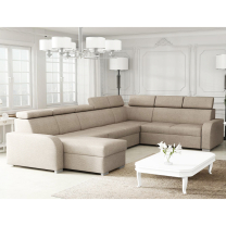 Sedací souprava OSLO U | 170x380x250 | rozkládací + 2x úložný prostor | VÝBĚR TKANIN