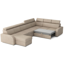 Sedací souprava OSLO U | 170x380x250 | rozkládací + 2x úložný prostor | VÝBĚR TKANIN