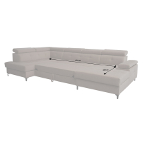 Sedací souprava CAPRI | 203x344x175 | rozkládací + 2x úložný prostor | LEVÁ | VÝBĚR TKANIN