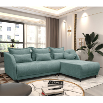 Sedací souprava AMALFI | 232x181 | PRAVÁ | rozkládací + úložný prostor | VÝBĚR TKANIN