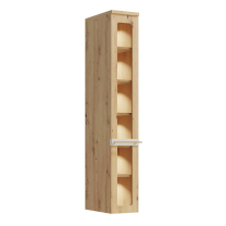Obývací stěna CANDY k | + LED osvětlení | 299 cm + 175 cm | artisan/kašmír