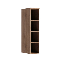 Obývací stěna CANDY c | + LED osvětlení | 299 cm | carpenter/šedá mat/černá lesk