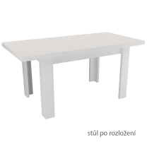 Jídelní set PAXOS | rozkládací stůl 120x80 cm + 4x židle | VÝBĚR BAREV A TKANIN