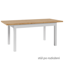 Jídelní stůl ORION II P | 140x80 cm | rozkládací | VÝBĚR BAREV