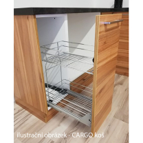 Kuchyňská linka LUNA bb | 310x340 cm | PREMIUM BOX zásuvky | UNI dvířka | bílá mat