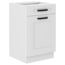Kuchyňská linka LUNA bb | 250 cm | PREMIUM BOX zásuvka | UNI dvířka | bílá mat