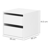 Kontejner do skříně 2S | 46 cm | wotan