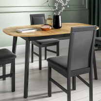 Jídelní set KLEBO | rozkládací stůl 150x80 + 4x židle KOS P23 | VÝBĚR BAREV a TKANIN