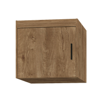 Šatní skříň ELENA 1D 3S + nástavec | 59,9 cm | UNI dvířka | dub lefkas