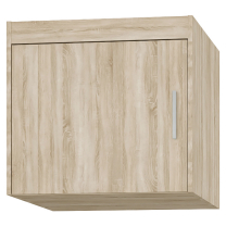 Šatní skříň ELENA 1D 3S + nástavec | 59,9 cm | UNI dvířka | dub sonoma