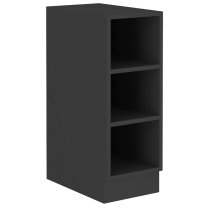 Kuchyňská linka SIENA | 315x250 cm | UNI dvířka | PREMIUM BOX | černá
