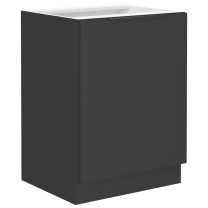 Kuchyňská linka SIENA a | 345x385x190 cm | UNI dvířka | PREMIUM BOX | černá/ořech okapi