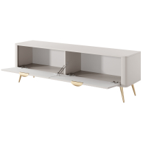 LANTE b | TV stolek F 163 2d | 163,2 cm | béžová/zlatá
