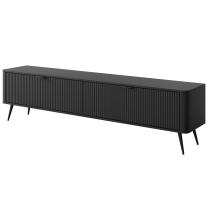 LANTE č | TV stolek E 200 2d | 200 cm | černá