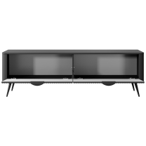 LANTE č | TV stolek F 163 2d | 163,2 cm | černá