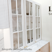 LINEA b | horní skříňka G80C s odkapávačem | 80 cm | bílá mat