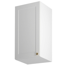 LINEA b | horní skříňka G40 P/L s policí | 40 cm | UNI dvířka | bílá mat