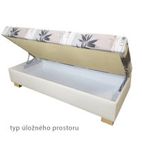 Dvoulůžko NANCY | 180x200 cm | rošt deska | VÝBĚR POTAHU A MATRACE | z ČR