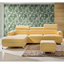 Sedací souprava PRIMO | 180x278 cm | rozkládací + úložný prostor | VÝBĚR TKANIN a KŮŽÍ