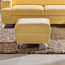 Sedací sestava PRIMO | sedačka 278x180 + křeslo + taburet | rozkládací | VÝBĚR TKANIN a KŮŽÍ