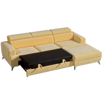 Sedací sestava PRIMO | sedačka 278x180 + křeslo + taburet | rozkládací | VÝBĚR TKANIN a KŮŽÍ