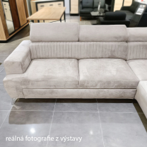 Sedací sestava PRIMO | sedačka 278x180 + křeslo + taburet | rozkládací | VÝBĚR TKANIN a KŮŽÍ