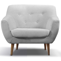 Křeslo LUXEMBURG | 94 cm | VÝBĚR TKANIN a NOŽIČEK