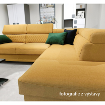 Sedací souprava GARRY 2 | 277x229 cm | rozkládací + úložný prostor | VÝBĚR TKANIN a KŮŽÍ
