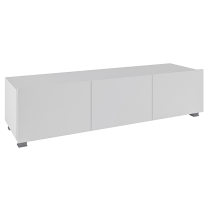 Obývací stěna CALABRINI b | 300 cm | 8 dílů T | bílá lesk