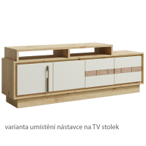 KEKS | nástavec na TV stolek K7a | 120 cm | artisan