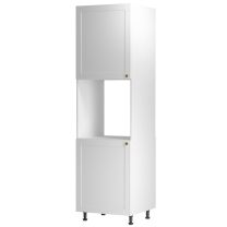 Kuchyňská linka LINEA b | 180 + 395 cm + ostrůvek 150 cm | UNI dvířka | SOKL v CENĚ | bílá mat