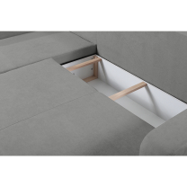 Sedací souprava ASTA | 234x140 cm | univerzální LEVÁ i PRAVÁ | rozkládací | šedá EASY CLEAN
