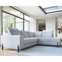 Sedací souprava FRESH 1 | 269x226 cm | rozkládací + úložný prostor | VÝBĚR TKANIN a KŮŽÍ