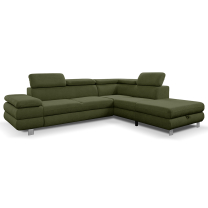 Sedací souprava CONTI NEW | 276x226 cm | PRAVÁ | rozkládací + úložný prostor | VÝBĚR TKANIN