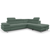 Sedací souprava CONTI NEW | 276x226 cm | PRAVÁ | rozkládací + úložný prostor | VÝBĚR TKANIN