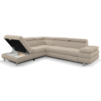Sedací souprava CONTI NEW | 226x276 cm | LEVÁ | rozkládací + úložný prostor | VÝBĚR TKANIN