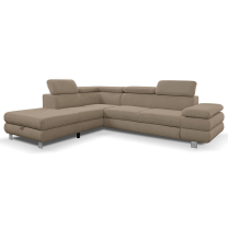 Sedací souprava CONTI NEW | 226x276 cm | LEVÁ | rozkládací + úložný prostor | VÝBĚR TKANIN