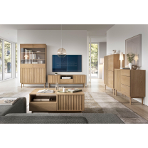 SAORI | TV stolek RTV | 158,9 cm | dub cremona